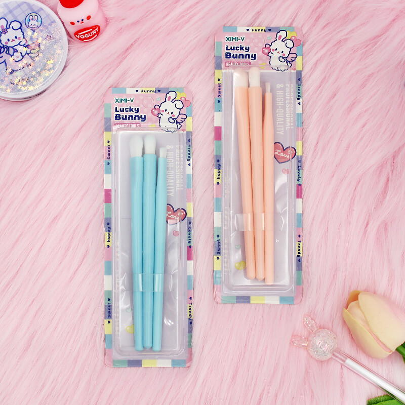 Set De Brochas Para Cejas - 3 Unidades - Rosa Set De Brochas Para Cejas - 3 Unidades - Rosa