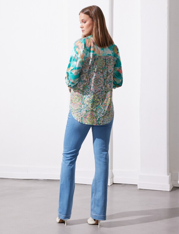 Blusa Nudo VERDE/MULTI