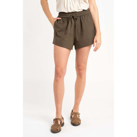 Short Con Lino Safari