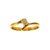 Anillo-Oro bajo-Piedra Zirconia-AN8049 conpiedra