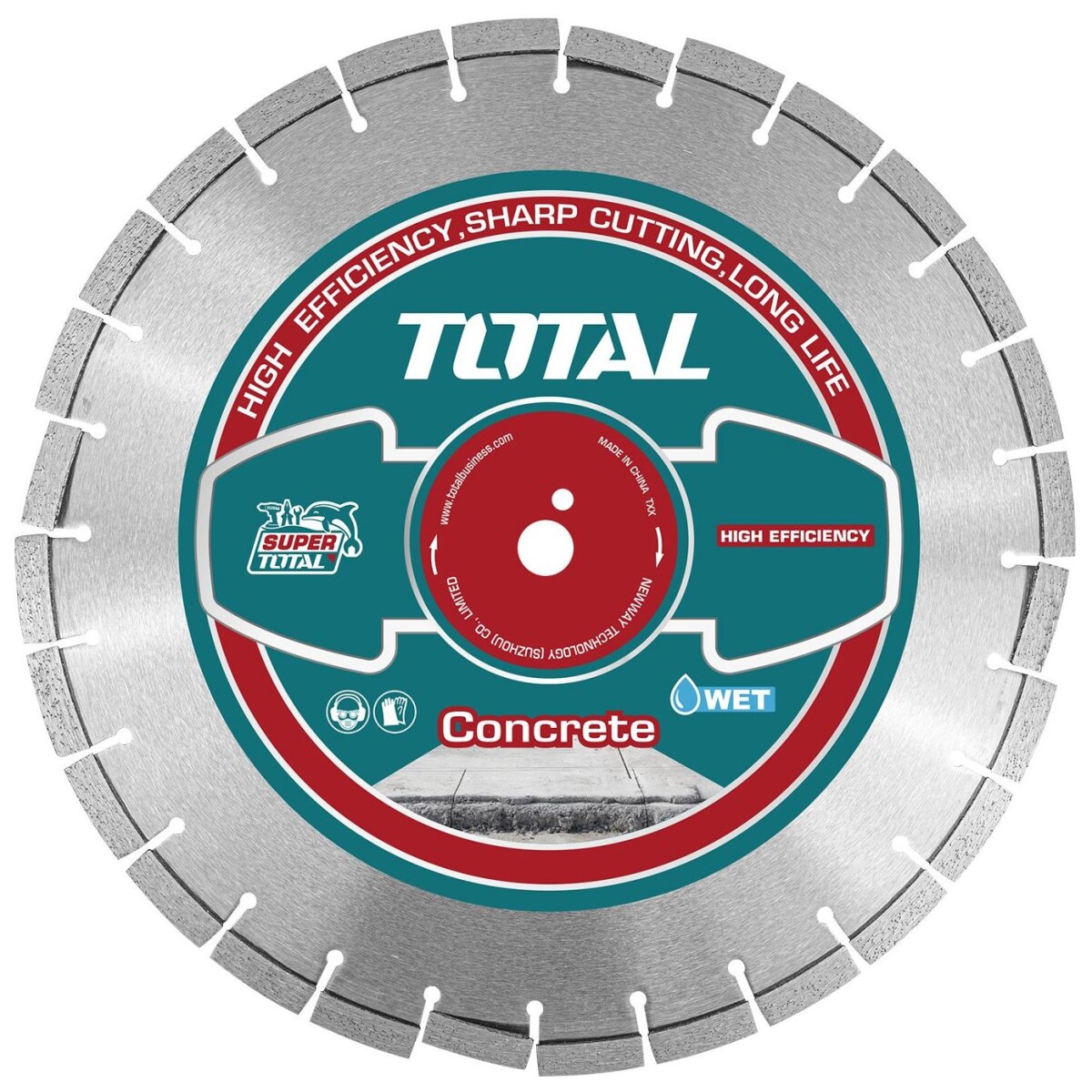 Disco Diamantado Segmentado Para Corte De Concreto 16" 