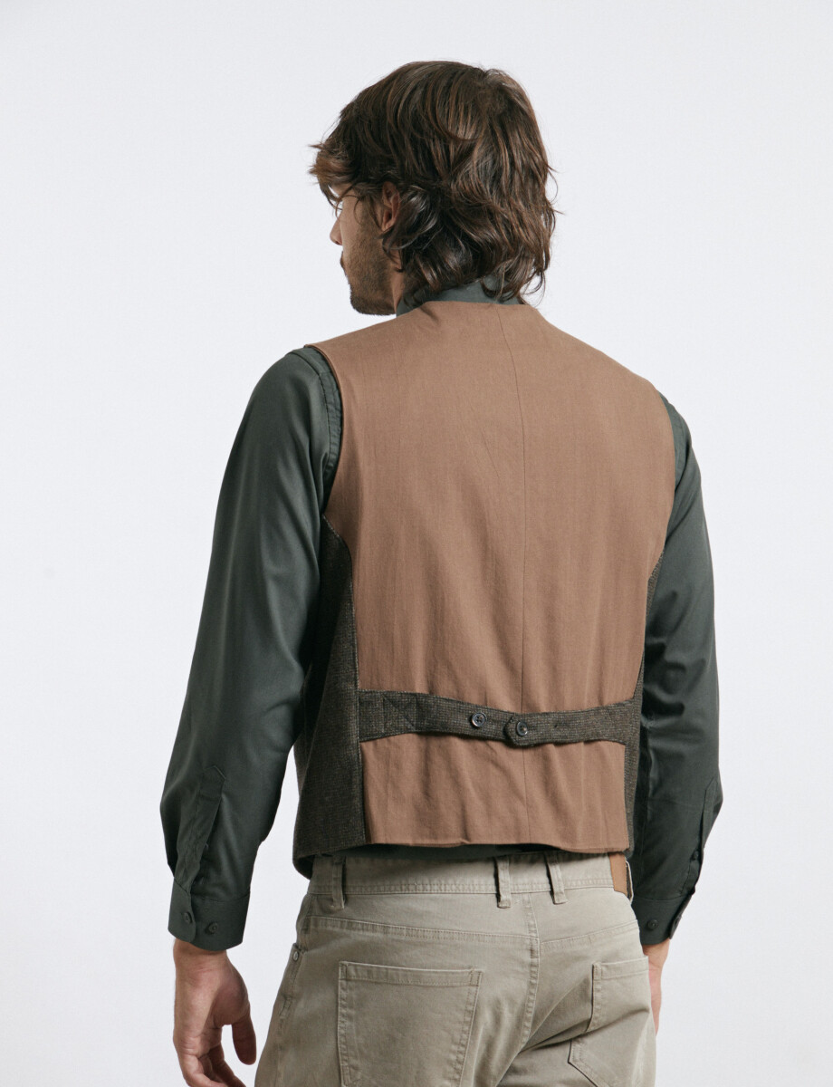 470407 CHALECO VESTIR HARRINGTON SELECT Chocolate