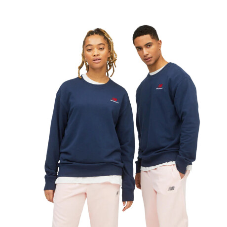 BUZO NEW BALANCE UNI-SSENTIALS FRENCH TERRY CREWNECK BLUE