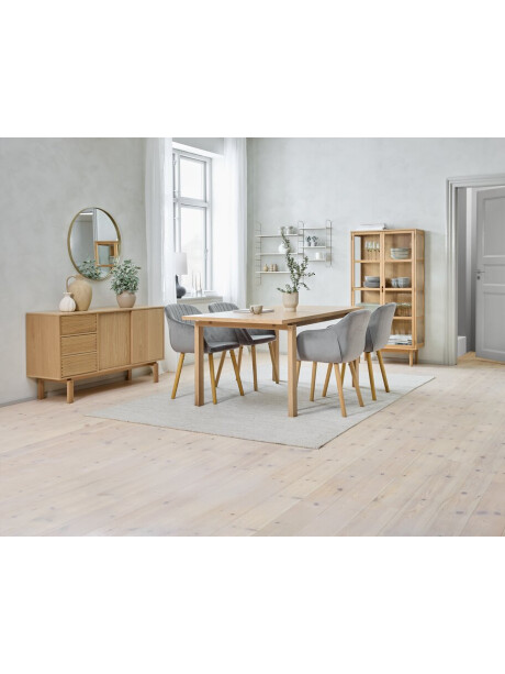 Aparador MEJLSKOV 2 puertas 3 cajones roble natural Aparador MEJLSKOV 2 puertas 3 cajones roble natural