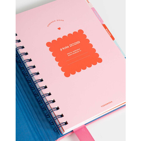 Agenda A5 2026 Fucsia Claro