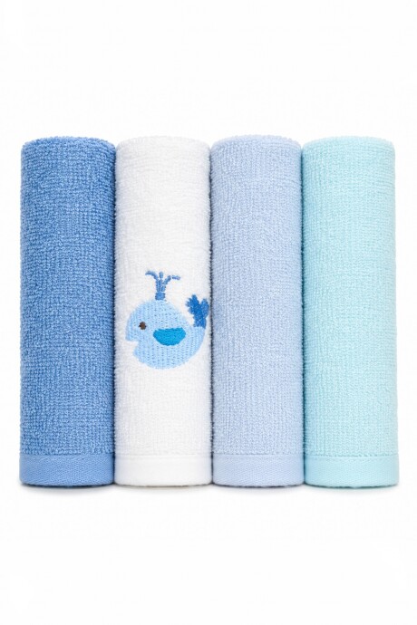 4 Pcs Babitas Azul