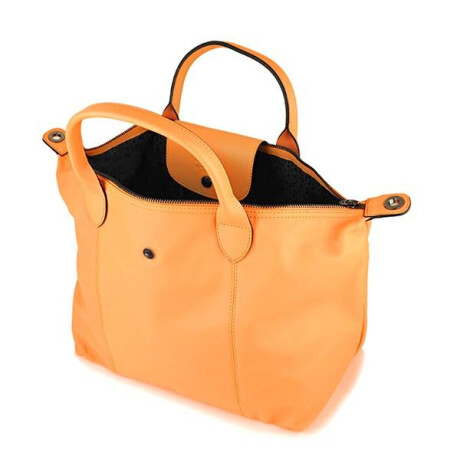 Longchamp -Cartera de cuero plegable, Le pliage cuir Mostaza