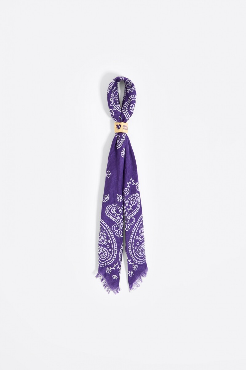 CHARM BOLSO PAÑUELO Purpura