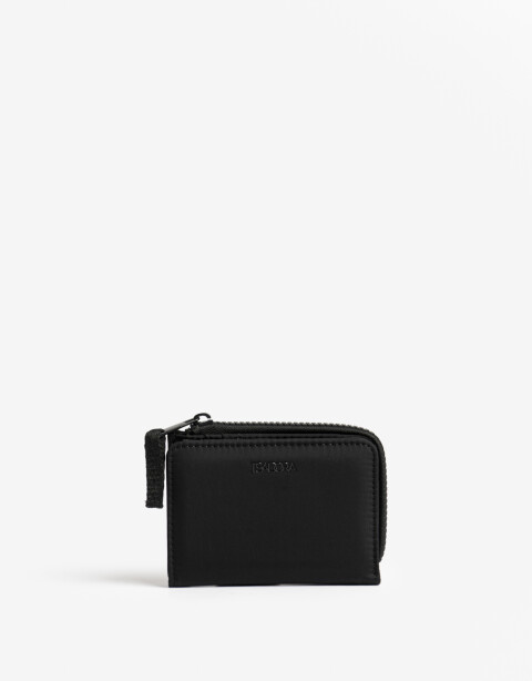Billetera Nylon Billetera Material Reciclado Negro - Negro