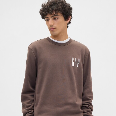 V-LW DB FLEECE NEW BROWN661
