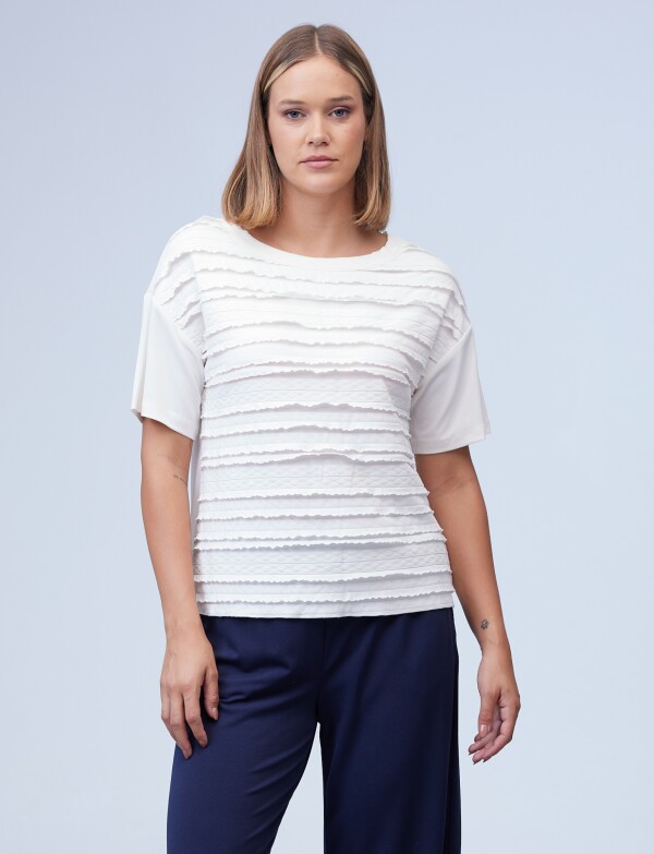 Blusa Textura CRUDO