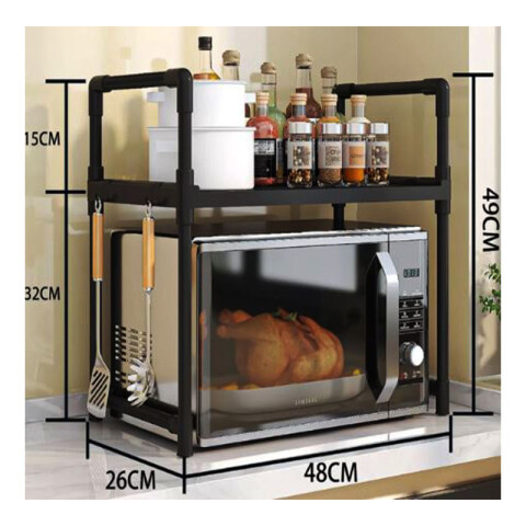 Estante organizador de horno/microondas 2 niveles (M2889) Estante Organizador De Horno/microondas 2 Niveles (m2889)