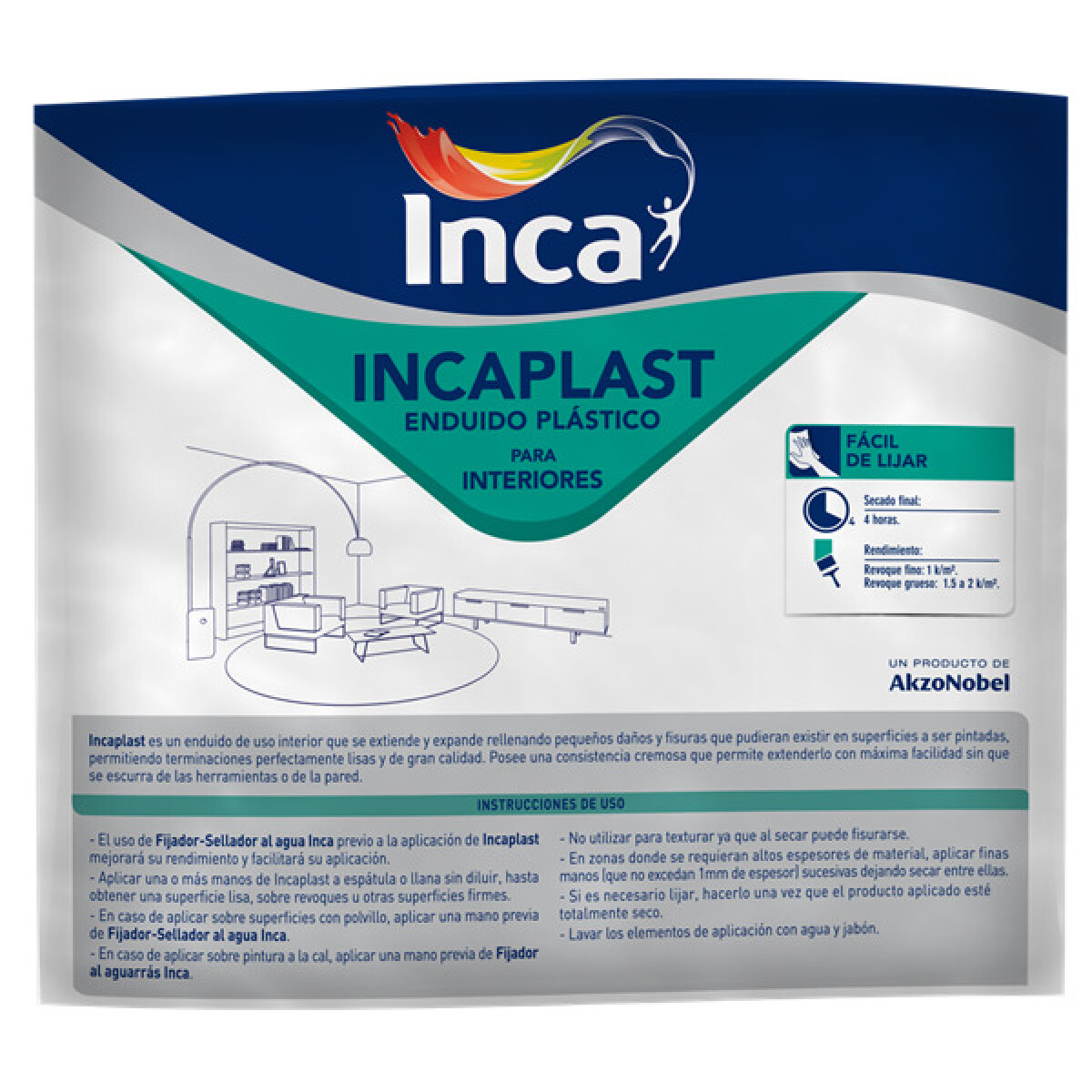 ENDUIDO INCAPLAST BLANCO 2K INCA ++ - N/a 