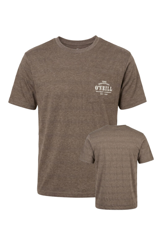 Remera O'Neill Heritage Pocket Series Marron
