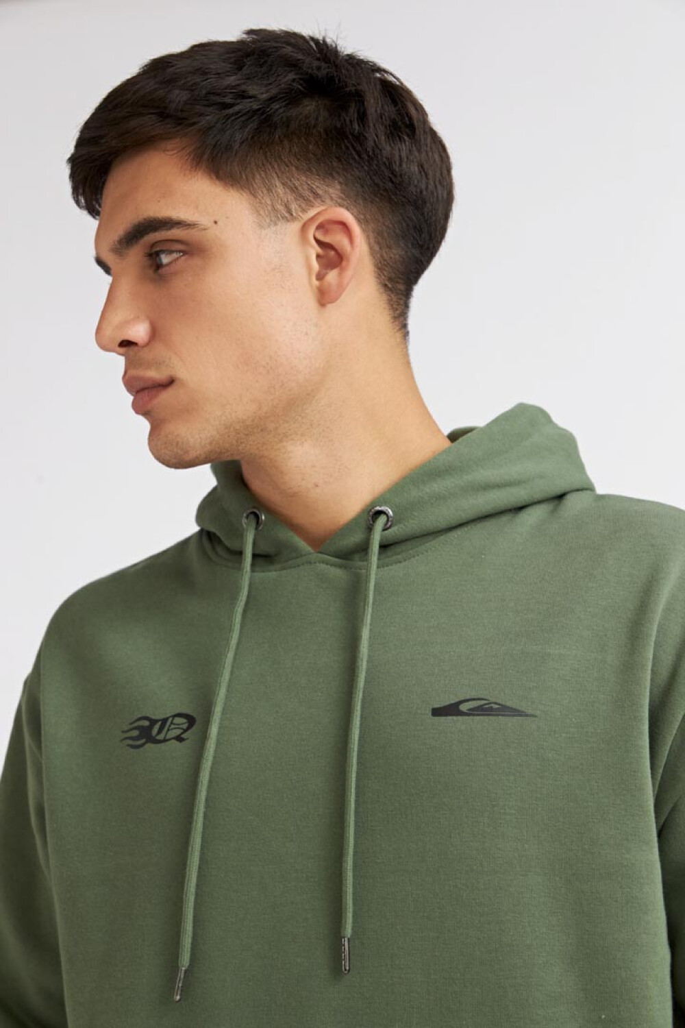 Quiksilver Canguro MERCURY TRIDENT Hombre - Verde Militar Verde Militar