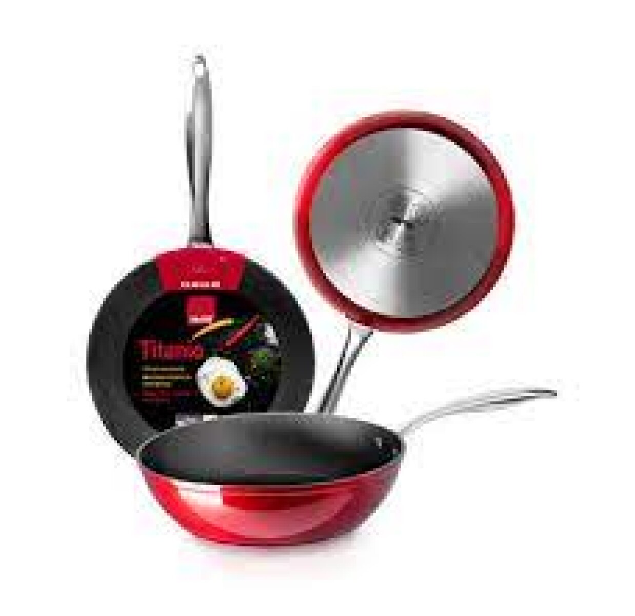 Wok hondo c/mango Red Rock 24cm 