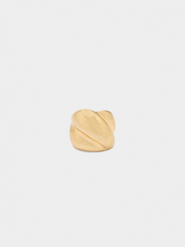 Anillo Maxi Voluminoso dorado