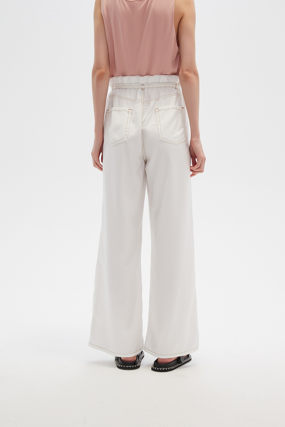 Pantalon Ravon Blanco