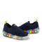 Championes de Niño Bibi Azul Marino - Amarillo Fluo