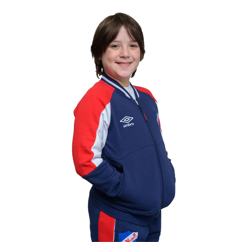 CAMPERA UMBRO BOMBER LIMIT CNF de Niños - NU243019 Azul-blanco