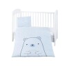 Set textil sabanas para cuna KIKKABOO 3pz bear Set textil sabanas para cuna KIKKABOO 3pz bear