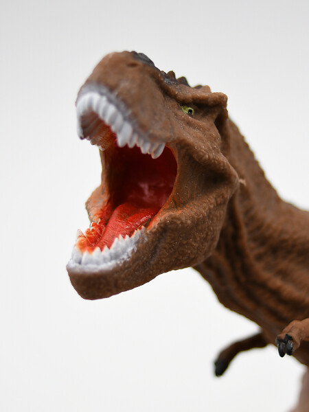 DINOSAURIO REX MARRON (V)