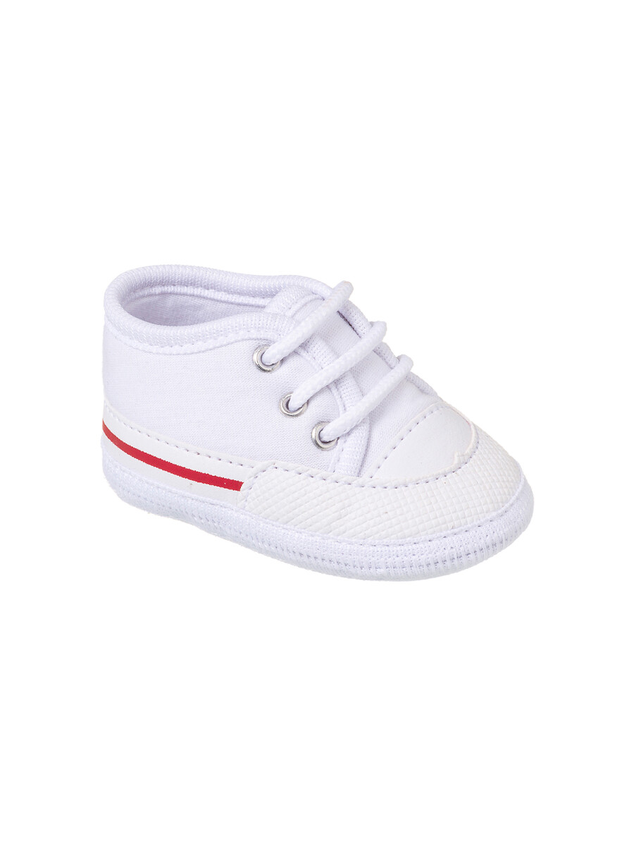 Tenis Acordonado Bebe - Blanco 