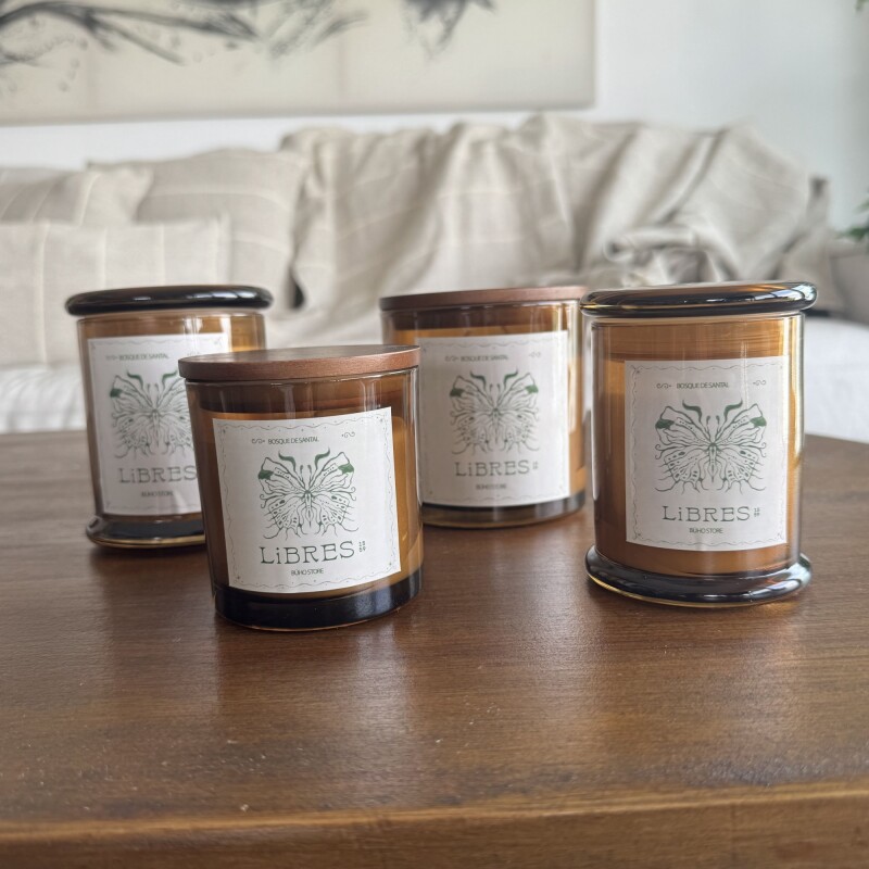 Vela aromática 150g Bosque de Santal