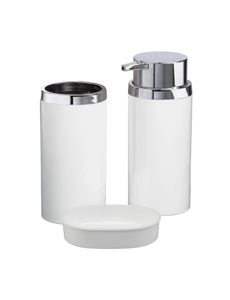SET 3PCS BAÑO PP BLANCO LISO SET 3PCS BAÑO PP BLANCO LISO