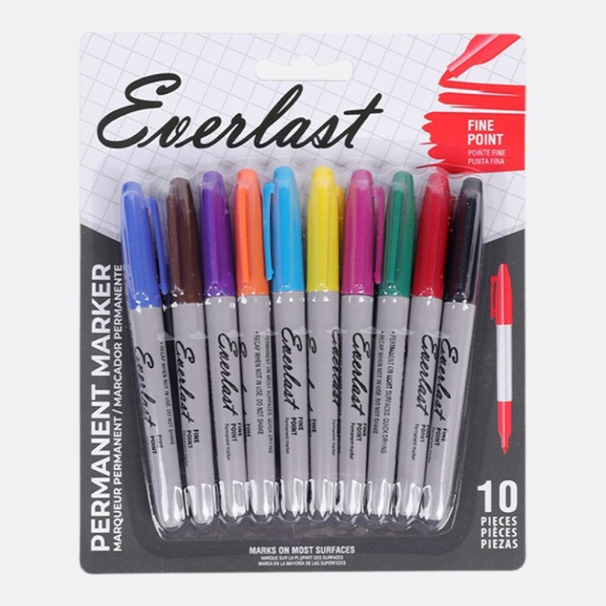 Marcadores X10 Colores 