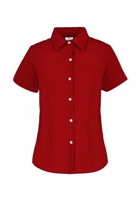 Camisa gabardina dama Rojo