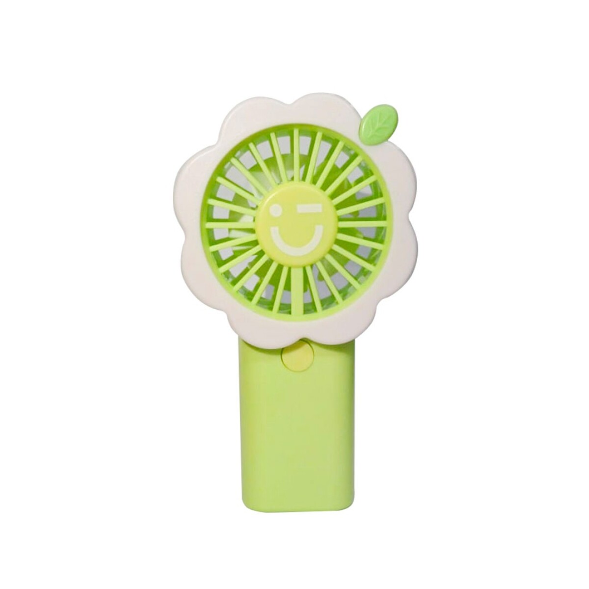 Ventilador floral - verde 