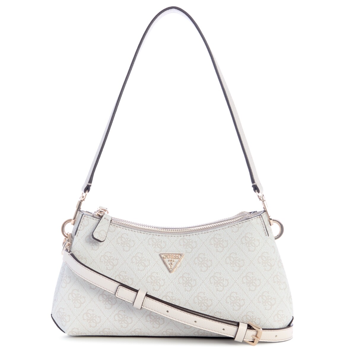 Cartera Guess Noelle II Blanco Logo 