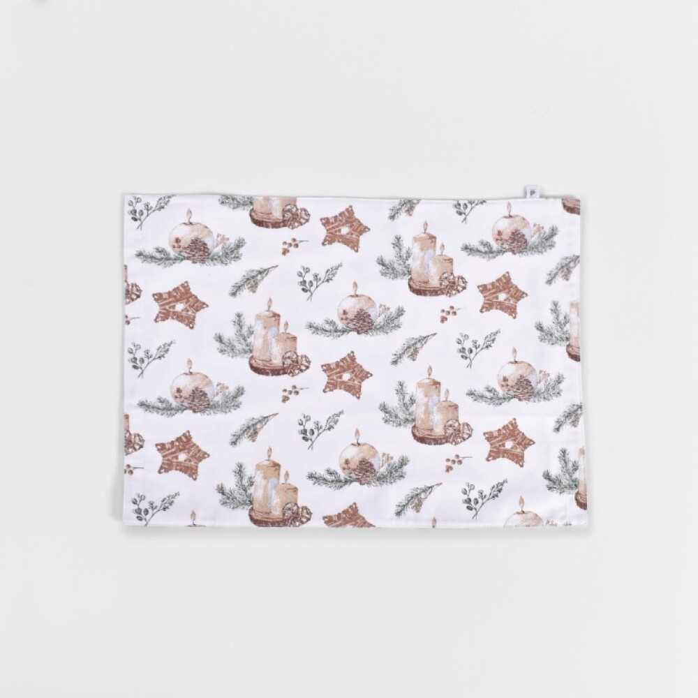 Individual 35 x 46cm. Doble Faz Navidad 2026 Cozy Christmas