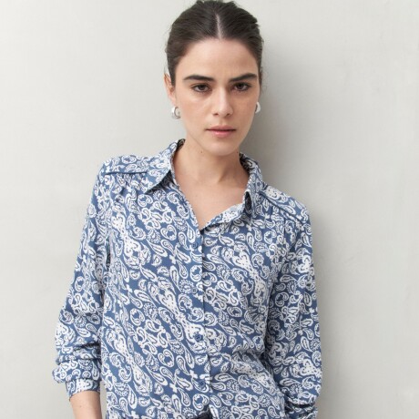CAMISA ALTHEA Azul Marino
