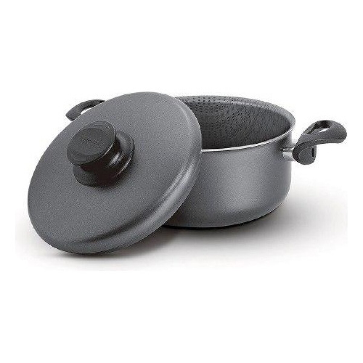 Cacerola con asas Tramontina Starflon Paris Negro 22cm diámetro 
