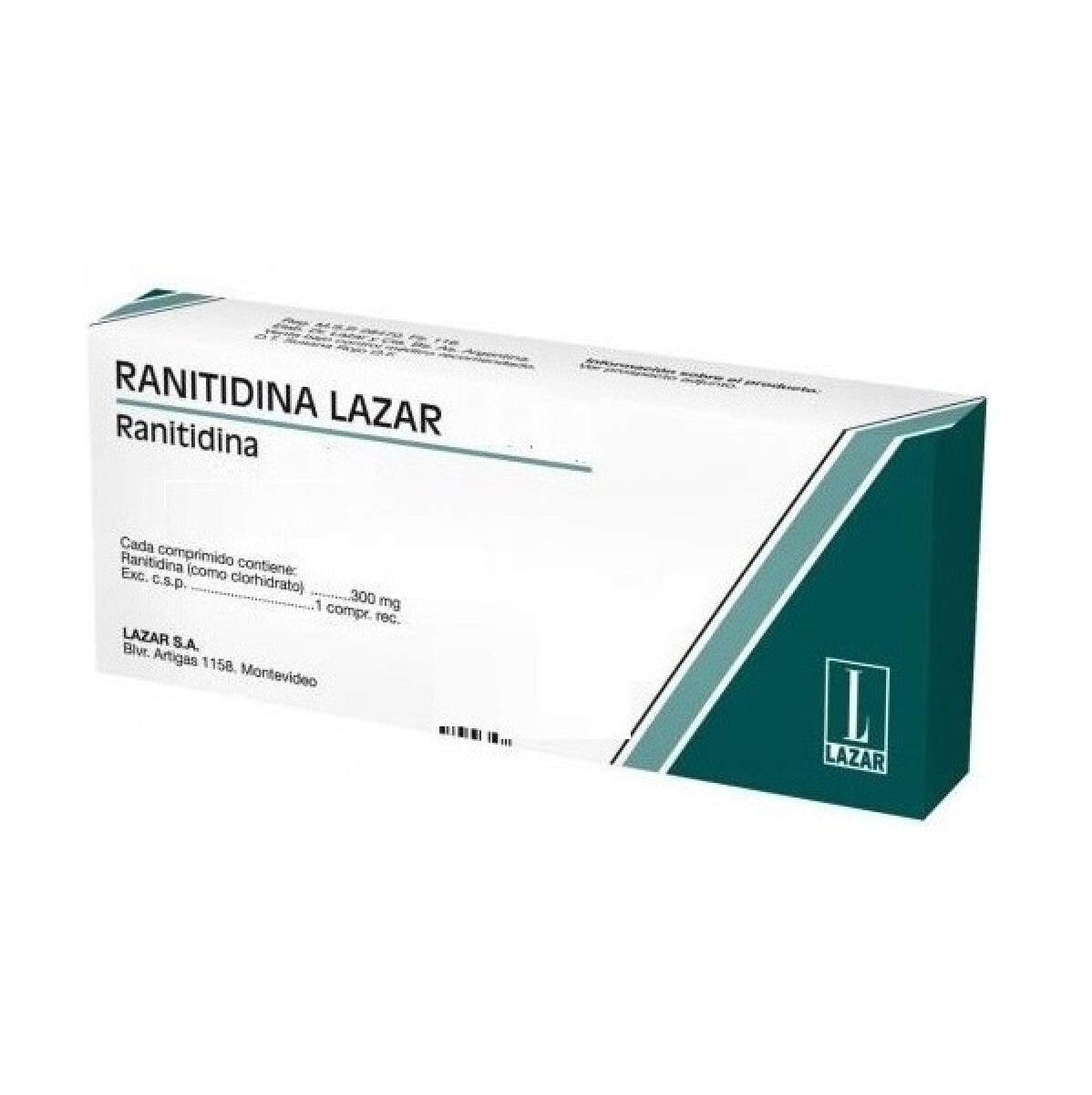 Ranitidina Lazar 150 Mg. 30 Comp. 