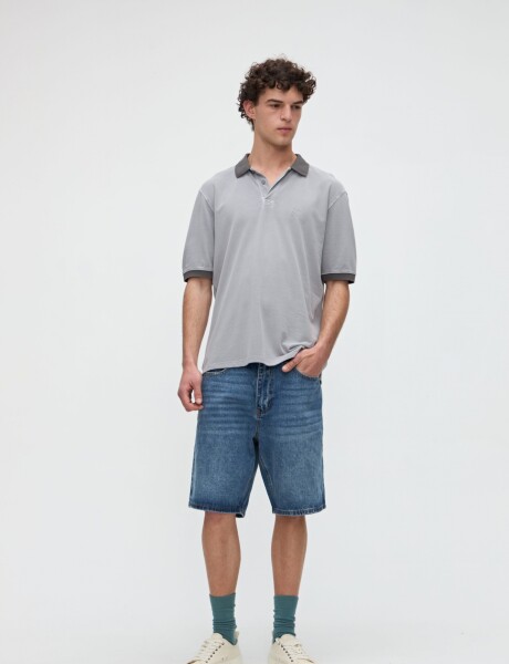 Remera polo Mikko Gris