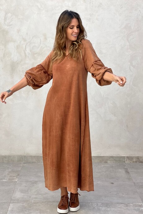 VESTIDO BODIL Tostado