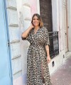 Vestido print tajo Vestido print tajo