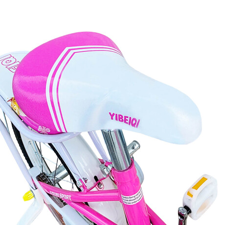 Bicicleta Paseo R16 Infantil Niña C/ Canasto y Accesorios Rosado