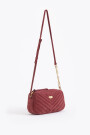 BANDOLERA LIPSTICK SUEDE Bordo