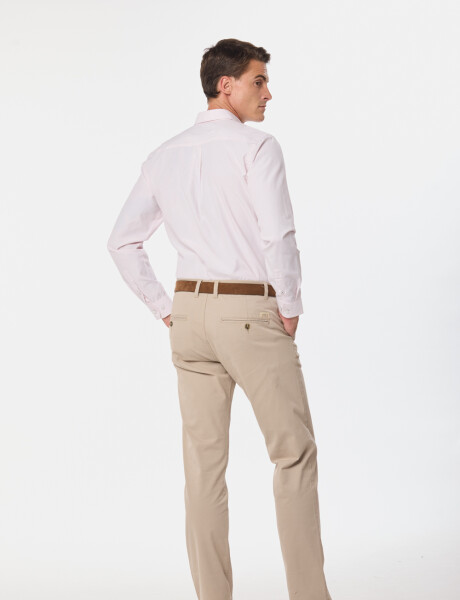PANTALÓN SKINNY CON SPANDEX Beige