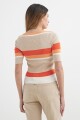 Sweater cuello bote BEIGE
