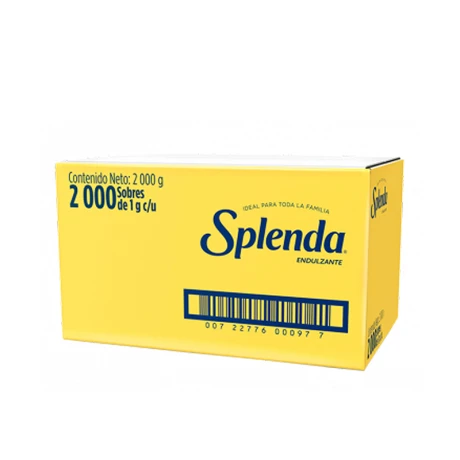 Edulcorante SPLENDA Pack 2000 sobres Edulcorante SPLENDA Pack 2000 sobres