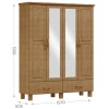 Ropero Placard Finestra 4 Ptas 2 C 1142FN Freijo Ropero Placard Finestra 4 Ptas 2 C 1142FN Freijo