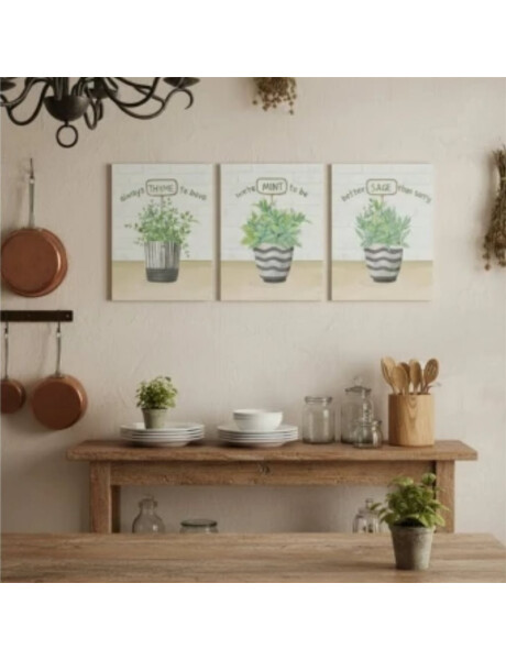CUADRO CANVAS 30x40cm THYME CUADRO CANVAS 30x40cm THYME