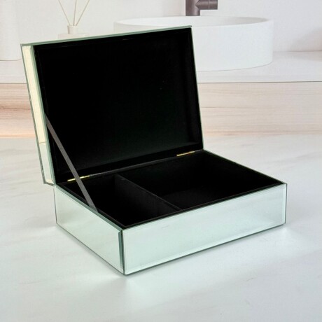 Joyero Box Espejado Largo 20cm x Ancho 15cm x Alto 7cm Joyero Box Espejado Largo 20cm x Ancho 15cm x Alto 7cm