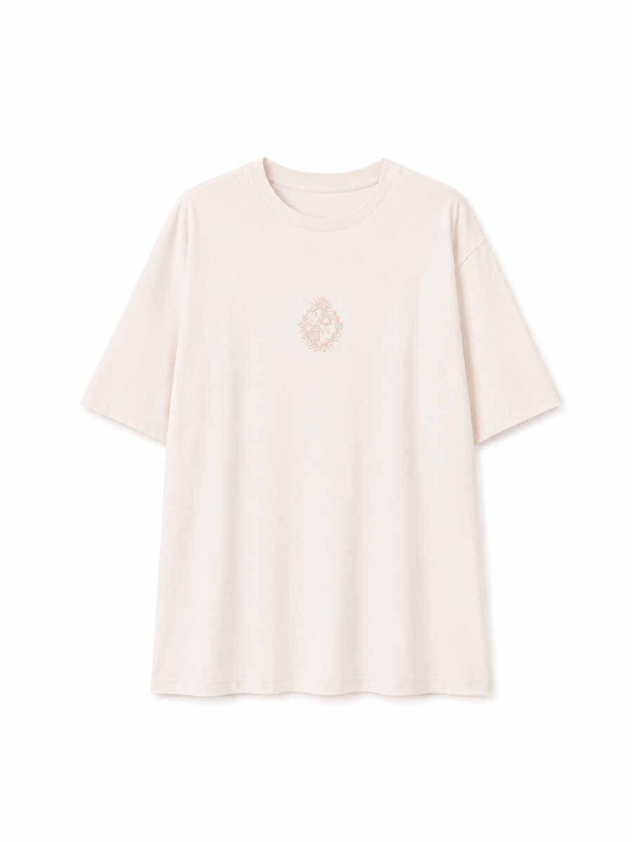 REMERA ESCUDO - OFF WHITE 