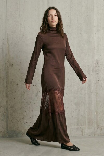 Vestido Nova MARRON